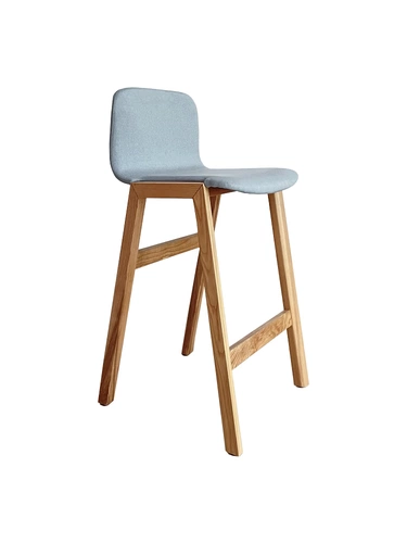 Простая и современная барная стула твердотворный дерево High Stool Creative Bar Chair Nordic Bar Stool Я хочу предсказать дизайнер