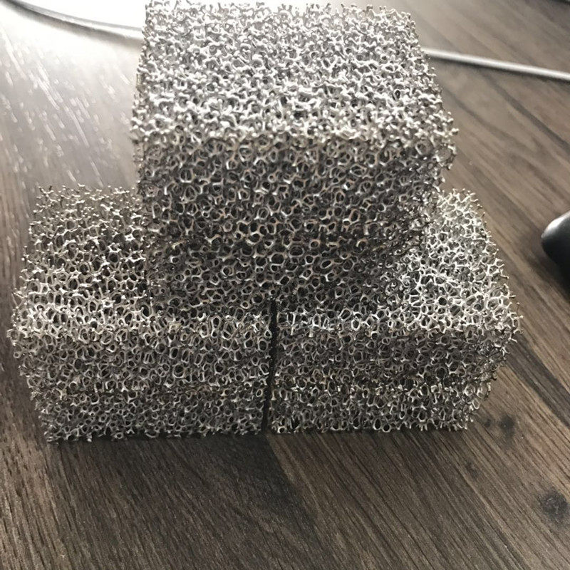 Foam Nickel Iron 25 Thick Aluminum Water Filter Iron Nickel Alloy Foam Vapor Liquid Filter Metal Iron Nickel filter 50PP