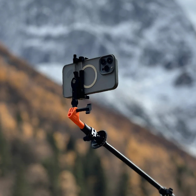 Asgard Trekking Pole Phone Selfie Stand Outdoor Hiking 360 Panoramic Action Camera Mount Gopro Dji