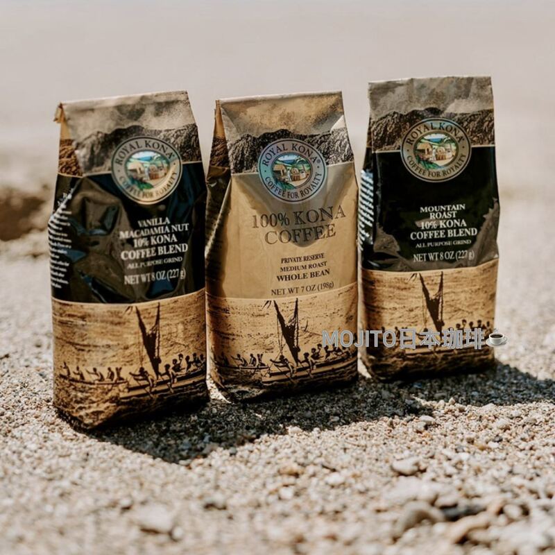 『Fresh』Hawaii Royal Kona Coffee 10% Kona Vanilla Honey Roasted Brulee Black Coffee Powder