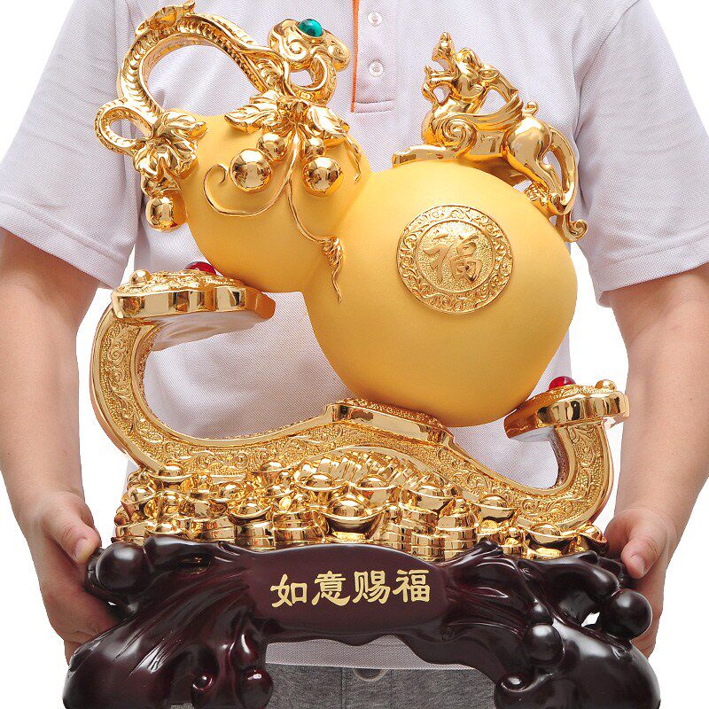 San Golden Large Recruit Hulu Swing Accessories Craft Office decorations Creative wedding gifts