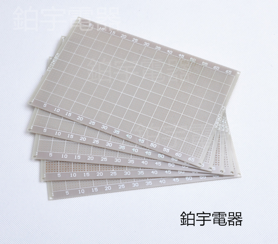 12*18mm universal board hole board Circuit development board Single-sided glass fiber thickened divider circuit board New
