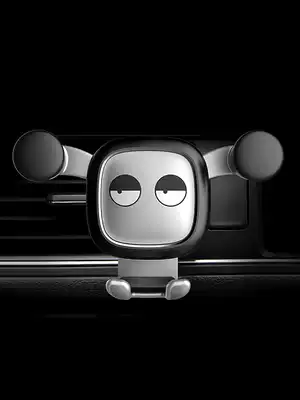 Gravity expression car mobile phone holder car air conditioning outlet car navigation support shelf creative supplies