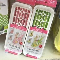 Spot Japanese Nishimatsuya baby bottle pacifier water cup drying rack pink and green available