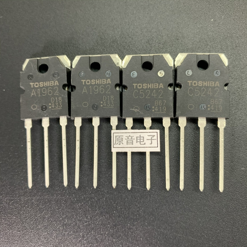 Japan's Toshiba A1962C5242 transistor 2SA1962 2SC5242 new high-power audio pairing tube