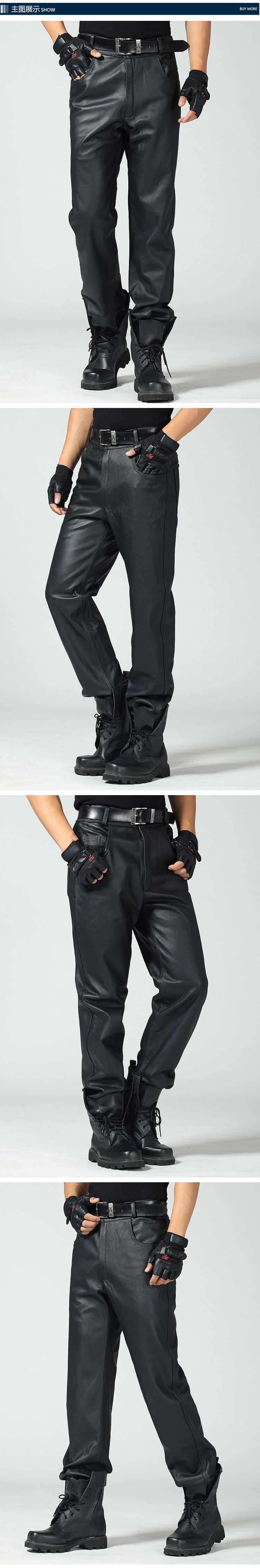 Pantalon cuir homme DIKDRO pour printemps - Ref 1491123 Image 24