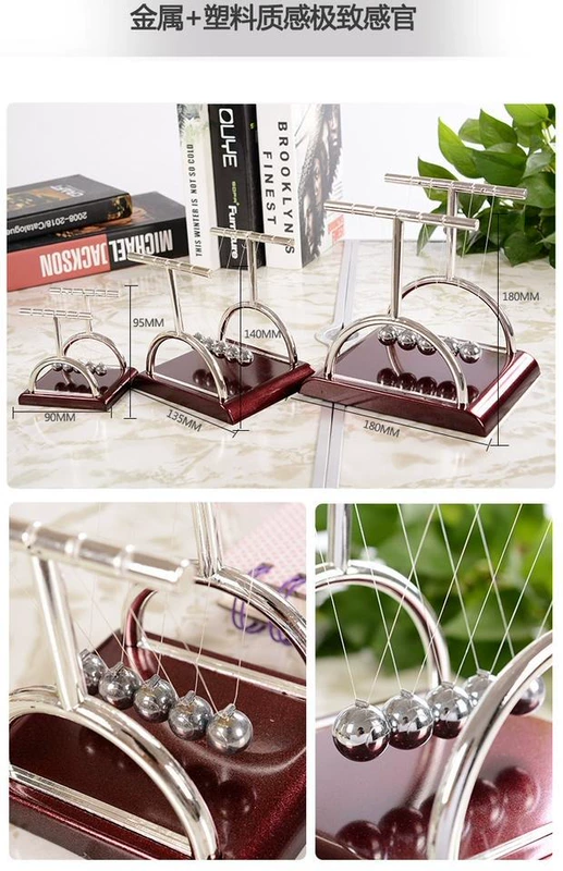 Newton swing bóng chuyển động vĩnh viễn bóng đập vào khung bóng Sáng tạo sinh nhật phòng khách trang trí văn phòng quà tặng sinh viên