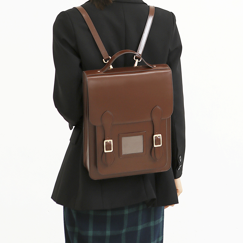 2023 New Bull Pienn Cambridge College Wind Simple Cortex Bookpack Large Cambridge Backpack Woman