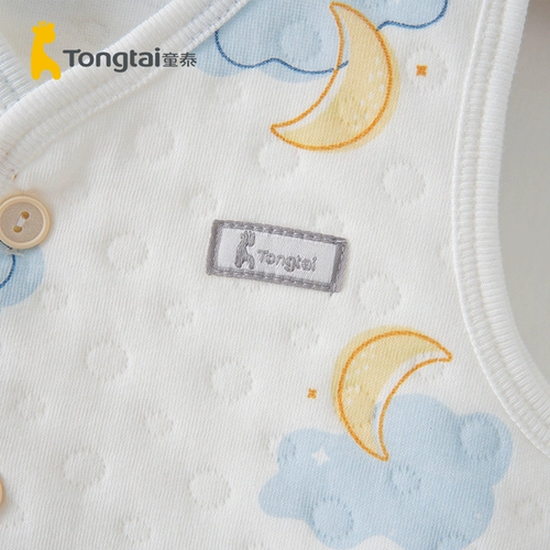 童泰 Демисезонный детский комбинезон, удерживающий тепло хлопковый жилет подходит для мужчин и женщин для девочек, 1-24 мес.