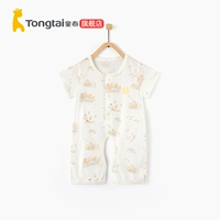 童泰 Детский летний комбинезон, боди подходит для мужчин и женщин для девочек, 2020 года, короткий рукав, 1-18 мес.