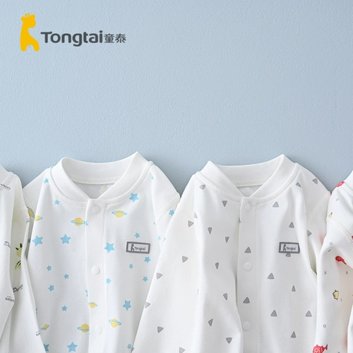 童泰 Четыре сезона: 18 января, младенец, молодые и молодые мальчики и девочки одежда, одежда для промежности с чистым хлопком, одежда для домашней гусеницы