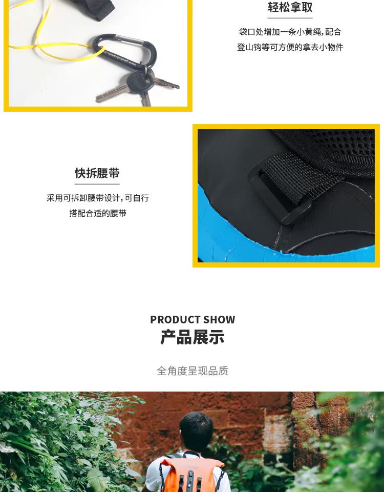 OSAH ba lô chống nước nam ngoài trời công suất lớn đa chức năng túi leo núi vai nữ siêu nhẹ công suất lớn thời trang - Ba lô balo thời trang