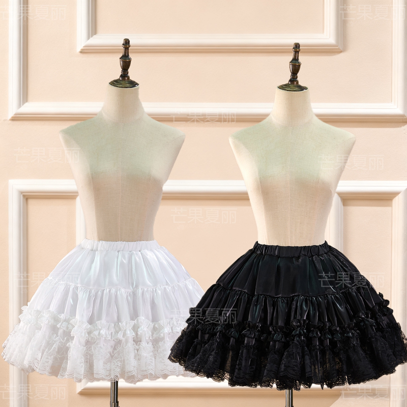 Lolita Boneless Lace Petticoat, Lolita Glass Tulle Underskirt, Base Skirt, Petticoat with Strong Circular Support Lolita Boneless Lace Petticoat, Lolita Glass Tulle Underskirt, Base Skirt, Petticoat with Strong Circular Support
