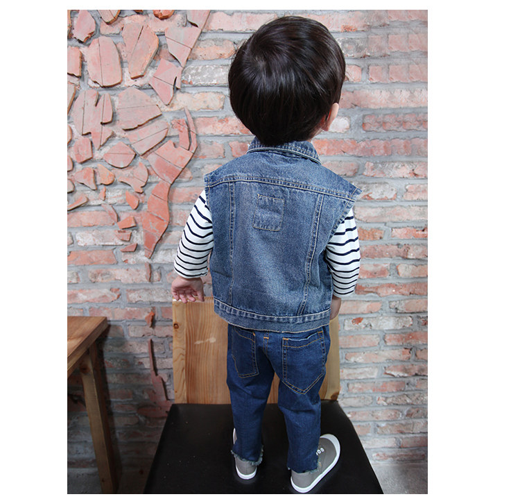 Gilet enfant en toile - Ref 2068222 Image 13