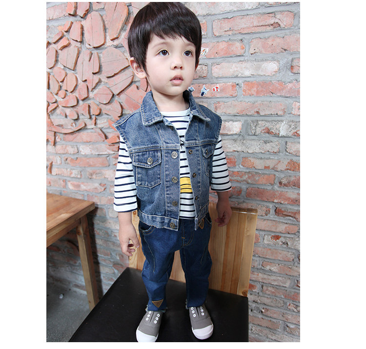 Gilet enfant en toile - Ref 2068222 Image 10