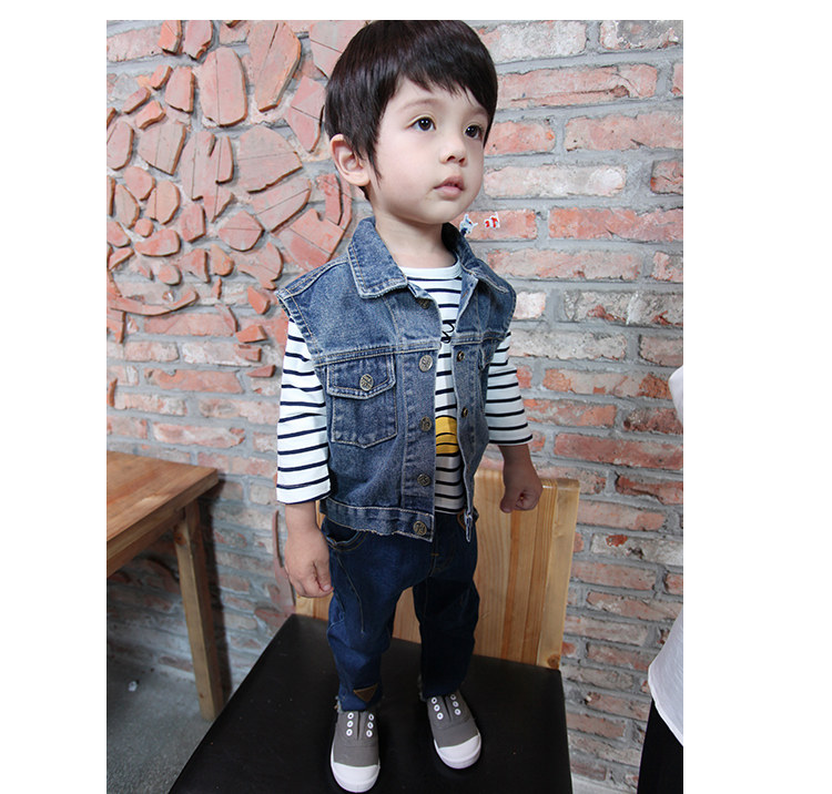 Gilet enfant en toile - Ref 2068222 Image 14