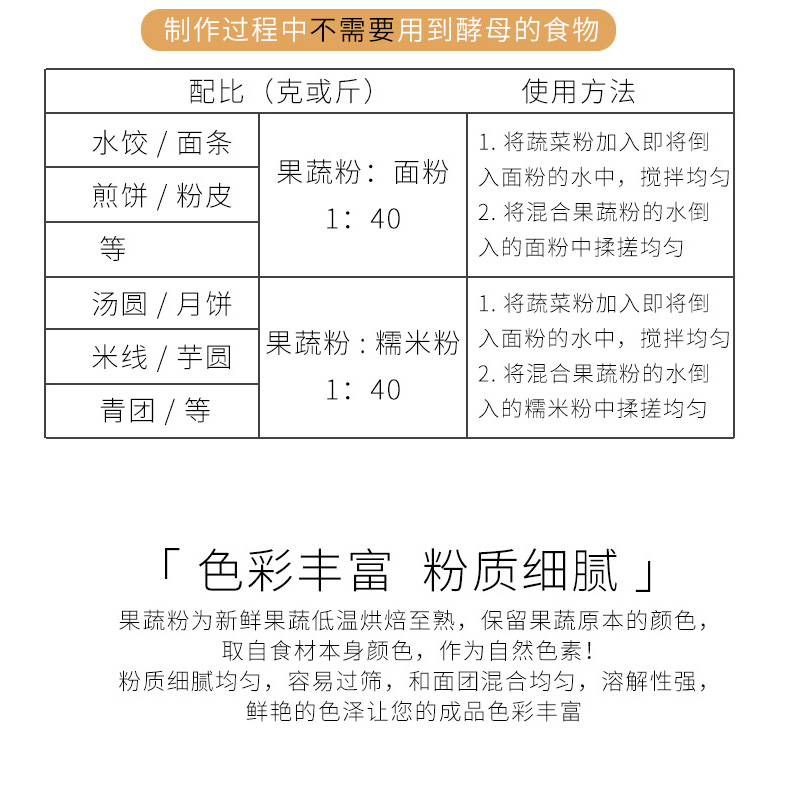 【中国直邮】谷本道元 天然果蔬粉可食用烘焙冲色素 南瓜粉150g