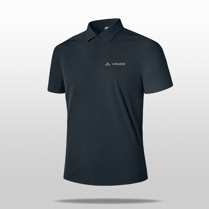 German Genuine Vaude Men's Short-Sleeved Polo Shirt Summer Quick-Drying Breathable Casual Lapel Half-Sleeved T-Shirt