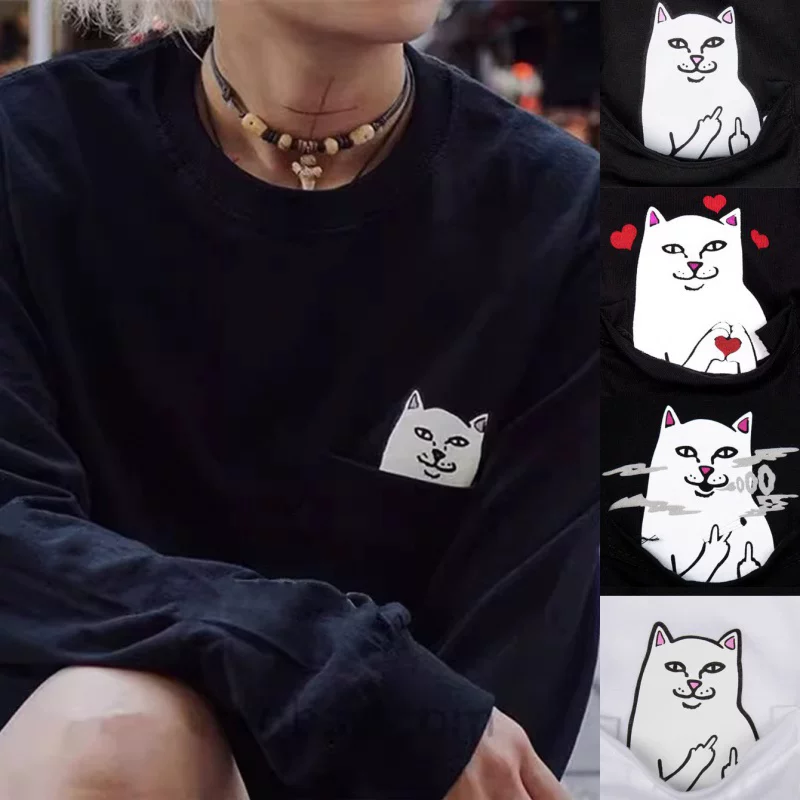 Лонг-с sleeves, классическая футболка, толстовка, США, этнический стиль, американский стиль