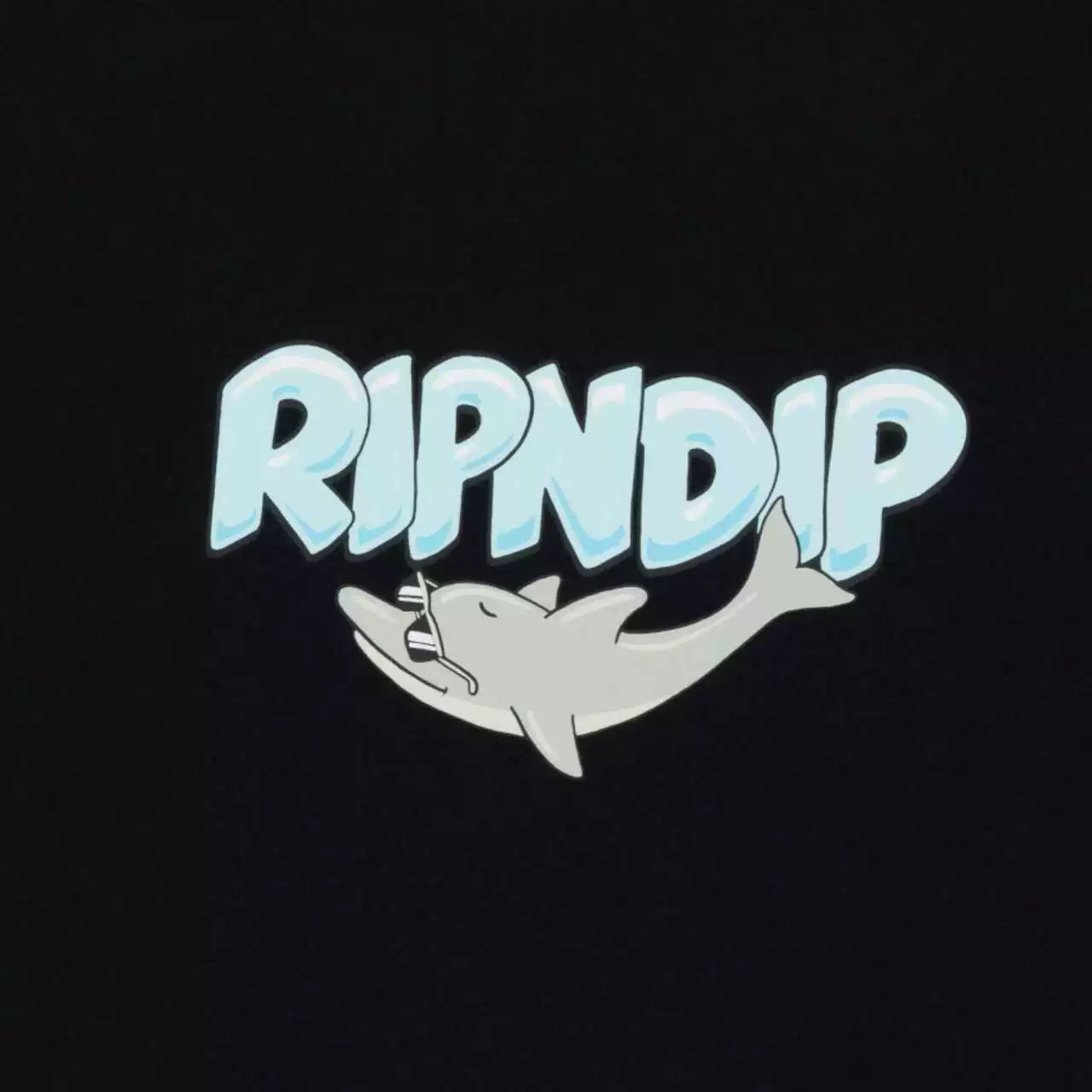 Американская модная marca RIPNDIP с средней пальцем кошка хлопковая футболка с коротким рукавом, дельфин так счастлив, что выпускает воду