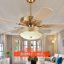 Wind God Ceiling Fan LED Dining Room Fan Lamp Living Room Bedroom Home Minimalist Modern Chandelier with Electric Fan