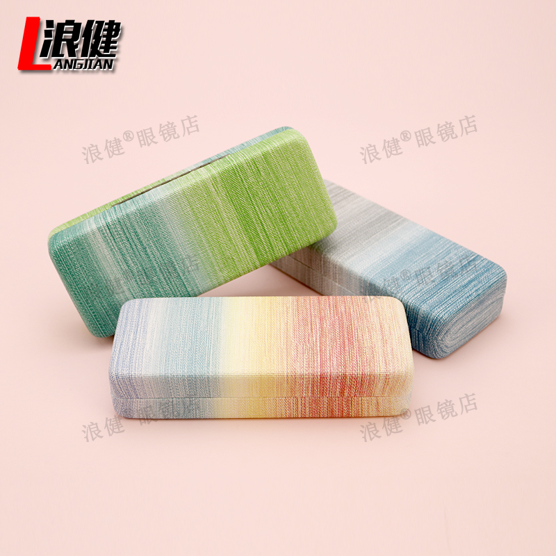 Langjian Glasses Case, Metal Imitation Leather, High-End, Anti-Fall, Pressure-Resistant, Fashionable, Student Sunglasses, Presbyopia, Myopia Glasses Storage Box Langjian Glasses Case, Metal Imitation Leather, High-End, Anti-Fall, Pressure-Resistant, Fashionable, Student Sunglasses, Presbyopia, Myopia Glasses Storage Box