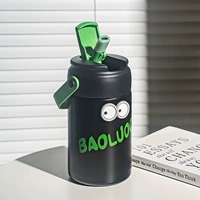 Черная трехмерная мультяшная наклейка, 550 мл