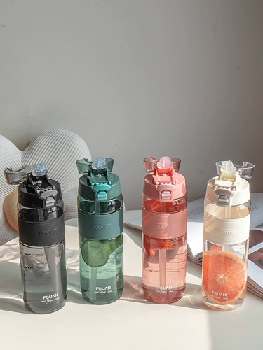 Вместительный и большой спортивный портативный высококачественный стакан со стаканом для школьников для спортзала, простой и элегантный дизайн