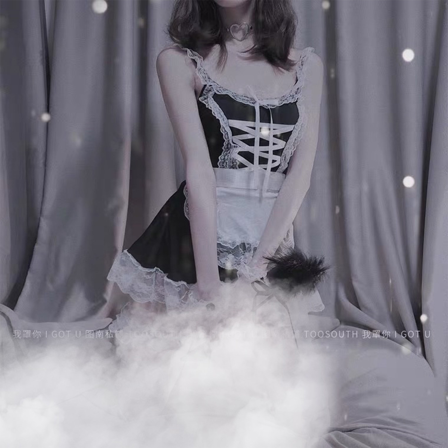 I cover you: Underwear cos maid outfit Cute sexy Japanese student uniform temptation maid suit