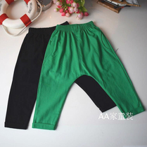 AA Childrens Clothing New Japanese Korean Baby Pants Childrens Leisure Pants 9 pants