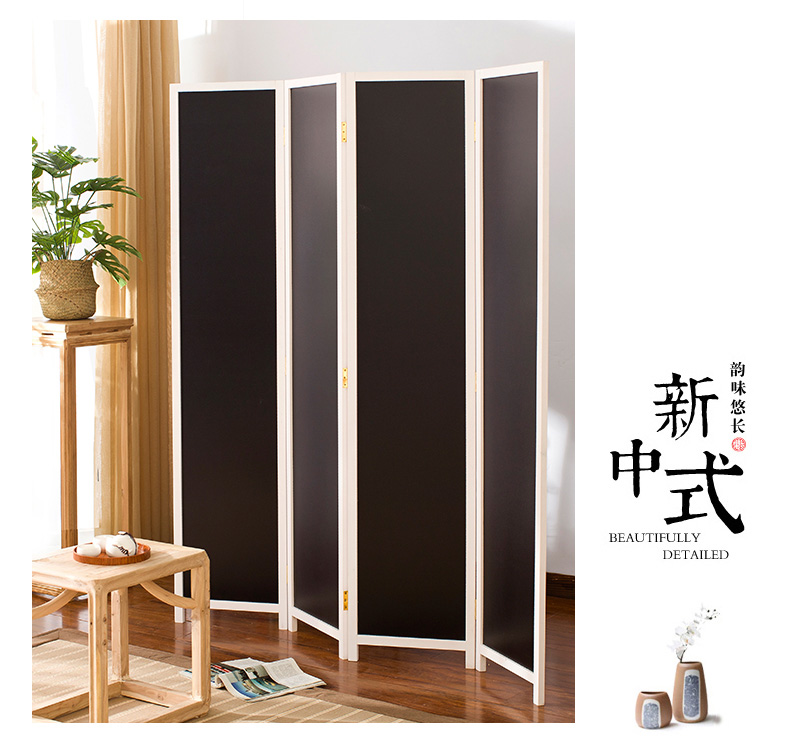 Trung Quốc màn hình phân vùng màn hình gấp đơn giản hiện đại quảng cáo bảng đen màn hình mạng quán cà phê câu lạc bộ menu bảng công khai - Màn hình / Cửa sổ khung bao cửa gỗ