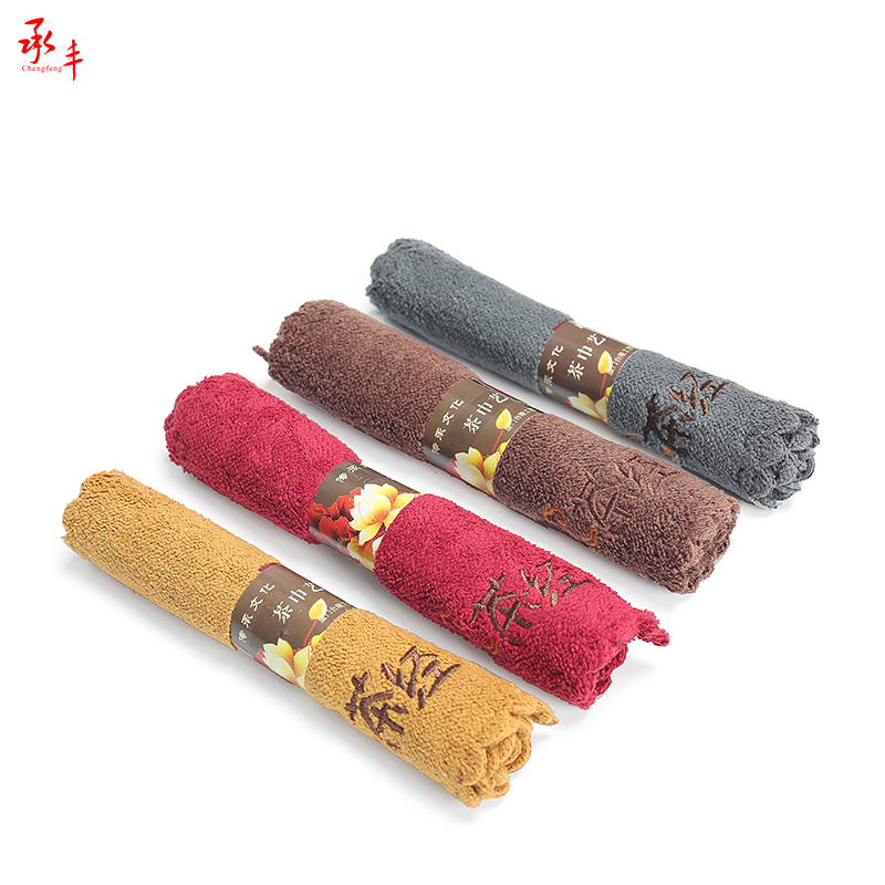 Tea towels Absorbent Thickened Cotton Linen Tea Cloth China Wind Tea Mat Fiber Rag Qigong Fu Tea Accessories Tea Road Towels