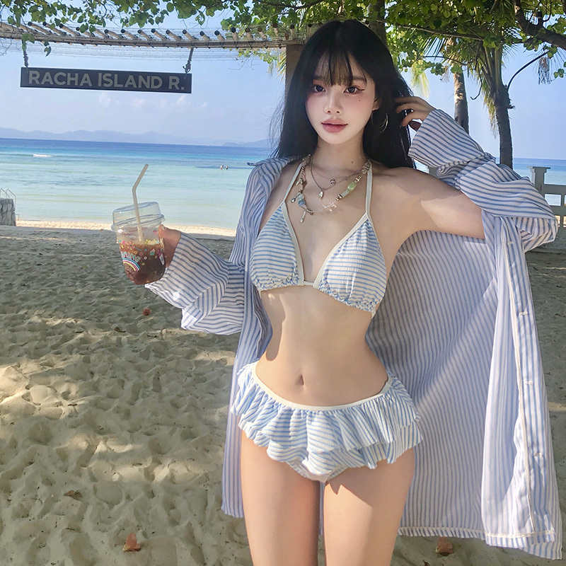 Bikini Two-Piece Swimsuit for Adults, High-End 2026 New Hot Bikini, Vacation Seaside Long-Sleeved Swimsuit