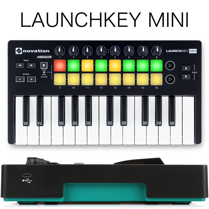 Shunfeng Novison LAUNCHKEY MINI 25 49 61 MIDI keyboard controller with pad