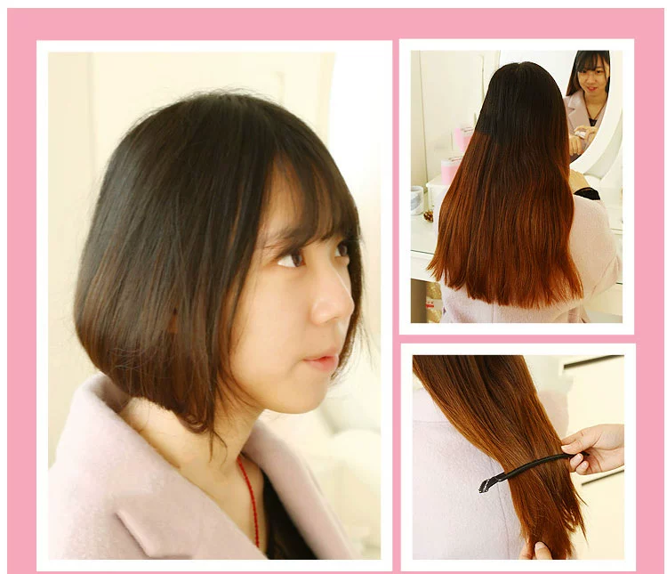 Nhật Bản và Hàn Quốc mũ nón BOBO đầu tấm tóc dài tóc ngắn tóc giả tạo tóc ma thuật dụng cụ uốn tóc công cụ tạo kiểu tóc phụ kiện tóc dây cột tóc
