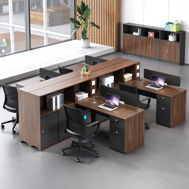 Staff Desk Chair Portfolio Brief Hyundai 4 People's cassette station Screen Partition 6 People Finance Desk Office
