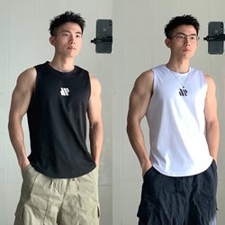 Heizi Wuxiang Fitness Sleeveless Breathable Vest Men's Quick-Drying Sports Slim Fashion Brand Basketball Muscle T-Shirt Training Clothes