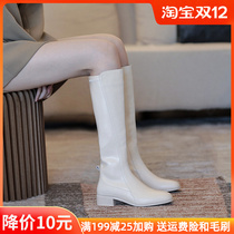 Slim version but knee boots women autumn and winter 2021 New Joker high boots Knight boots long boots slim boots