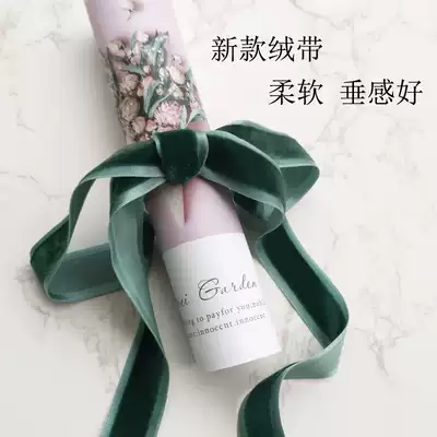 Special sale feature side velvet hair strap strap soft hanging skin-friendly ribbon handmade diy bow material