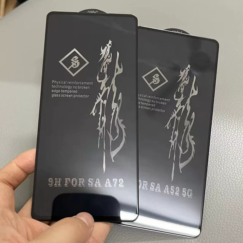 Подходящая для Samsung A22 5G A55 A33 A35 A34 A54 A71 A25 A15 5G Стекло-защитная пленка 6D с большим радиусом и двумя прочными слоями полного клея, защищенная пленка устойчивая к взрыву S23FE