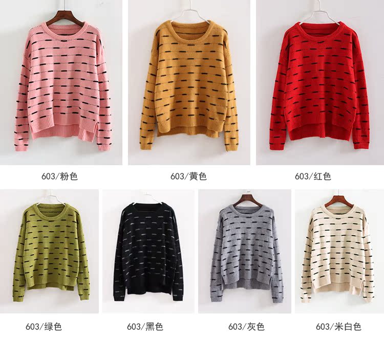 Áo len một cổ áo len nữ 18 mùa xuân và mùa thu hoang dã tự tu luyện áo sơ mi dài tay mặc phần mỏng trên quần áo áo len cổ lọ