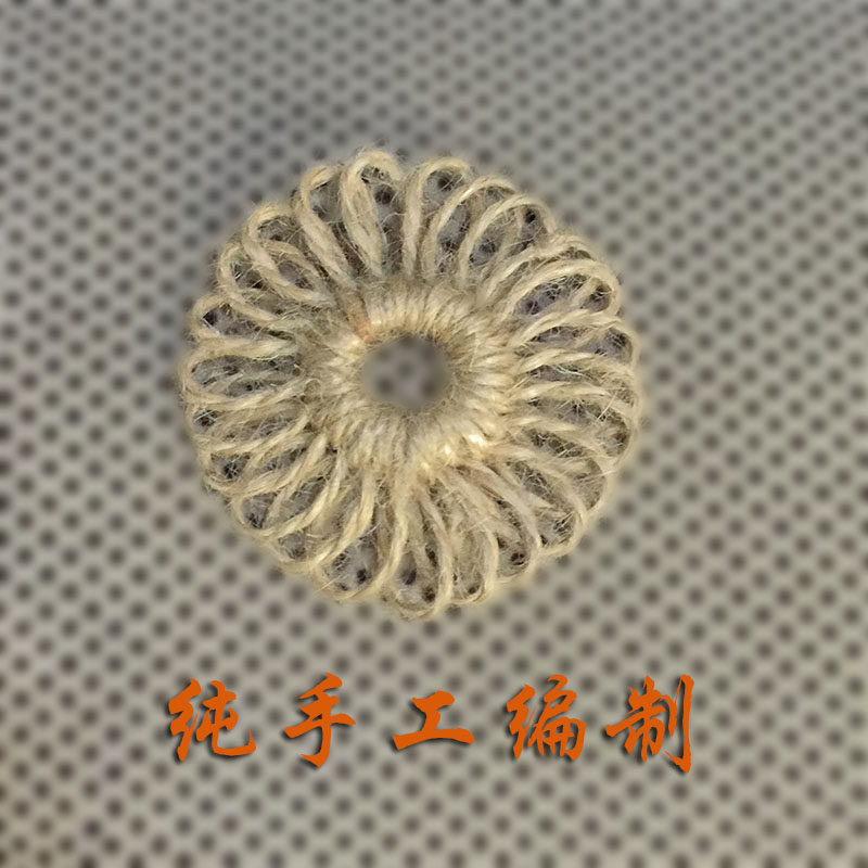 Pure hemp rope hand-woven handmade DIY craft gift decoration homemade creative small flower accessories