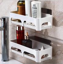 Toilet washroom rack bathroom non-perforated toilet storage artifact toilet wall-mounted plastic shelf