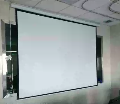 Projection screen electric 84 inch 4 to 3 HD projector screen household commercial electric curtain