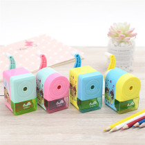 Pencil sharpener hand-cranked pencil sharpener cartoon large primary school pupil pencil sharpener childrens stationery