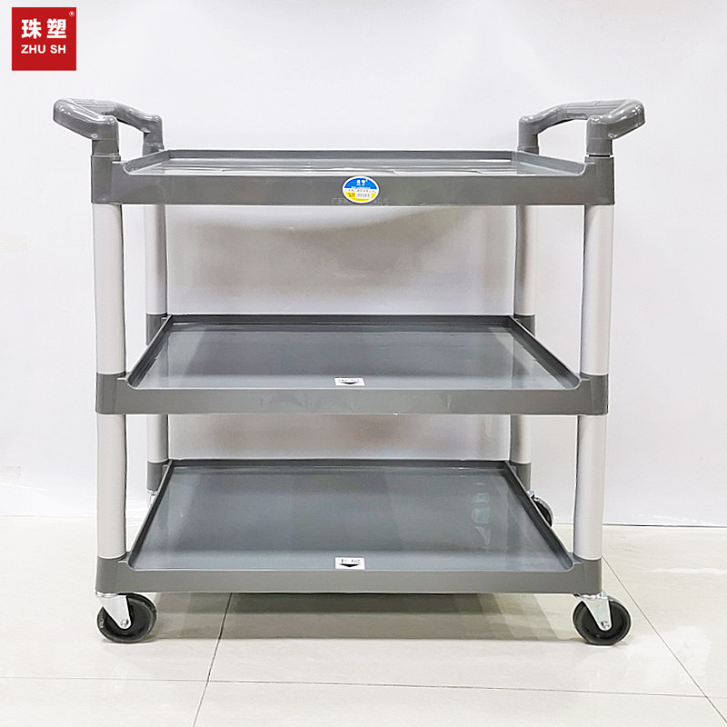 Pearl River thickened plastic bowl truck trolley, second and third floors, dining car, hotel dining room, wine car, food cart