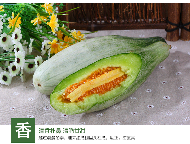 山东现摘羊角蜜甜瓜 5斤 图5