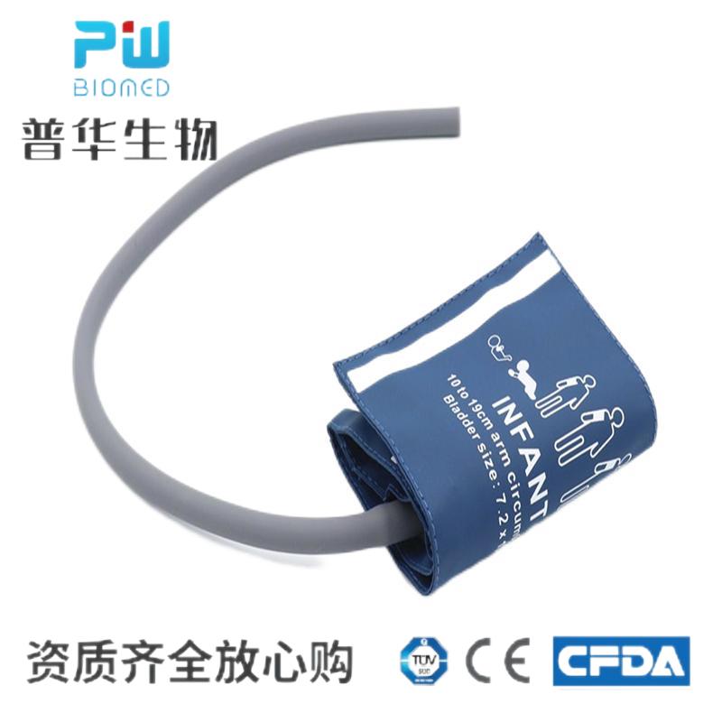 适用于 宝莱特科曼迈瑞 监护仪 TPU 单管 婴儿 袖带10-19cm