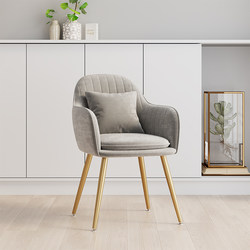 Dining Table and Chairs, Home Use, Backrest Stool, Desk, Simple and Comfortable, Long Sitting, High-End Feel, Makeup Chair, Living Room, Light Luxury Dining Chair