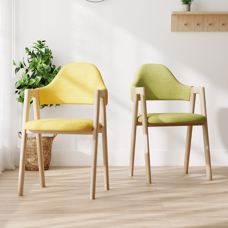 Nordic Chair Backrest Home Bedroom Desk Stool Dorm Room Learning Modern Minima Dining Chair Milk Tea Shop Dining Table And Chairs